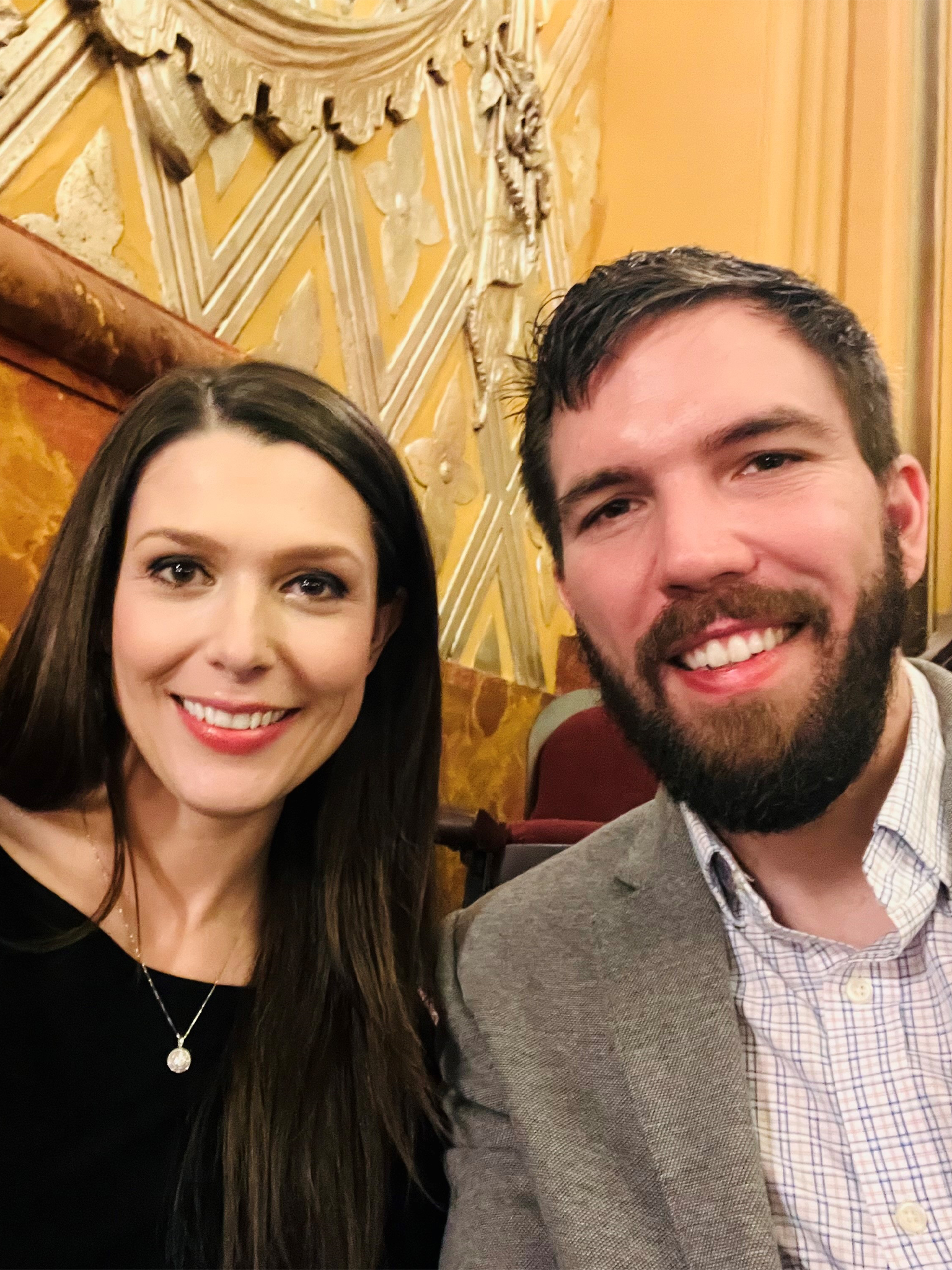 Ashley Brinkman and Brandon Schwanke